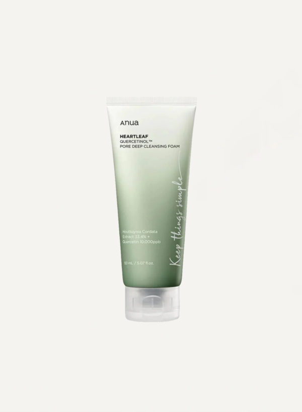 Anua – Heartleaf Quercetinol Pore Deep Cleansing Foam